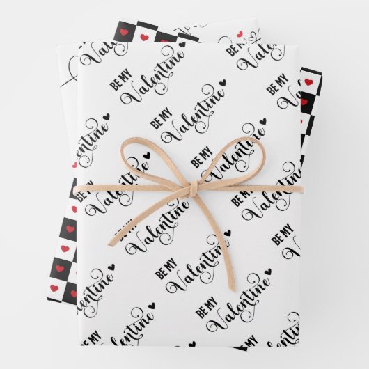 Valentine's Day Inpakpapier Vel (In situ)