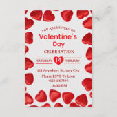 Valentine's Day Invitation Card Kaart (Voorkant)