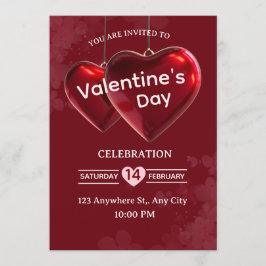 Valentine's Day Invitation Card Kaart