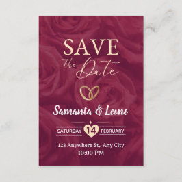 Valentine's Day Invitation Card Kaart