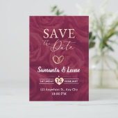 Valentine's Day Invitation Card Kaart (Staand voorkant)