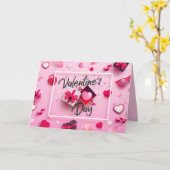 Valentine's Day Kaart (Gele Bloem)