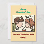 Valentine's Day Kaart (Voorkant)