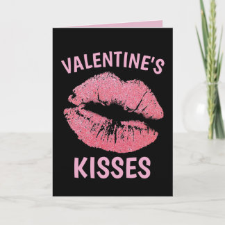 VALENTINE'S DAY KISSES ROMANTIC GREETING CARD KAART