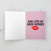 VALENTINE'S DAY KISSES ROMANTIC GREETING CARD KAART (Binnen)