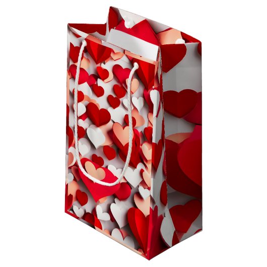 Valentine's Day Klein Cadeauzakje (Voorkant Gekanteld)