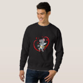 Valentines Day Koala Bear with Heart Arrow Cupid K Trui (Voorkant volledig)