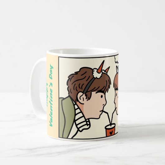 Valentine's Day Koffiemok (Voorkant links)