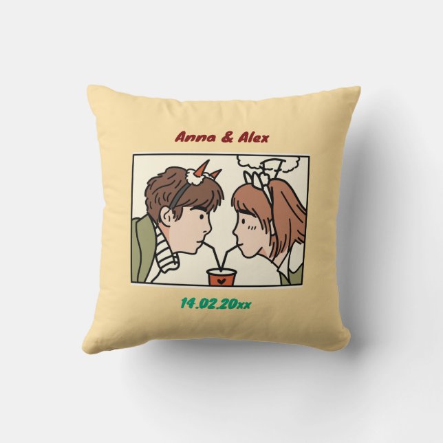 Valentine's Day Kussen (Achterkant)