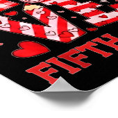 Valentine's Day Love Fifth Grade Teacher Poster (Hoek)