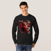 Valentine's Day Love Heart Bear Teddy Girlfriend T-shirt (Voorkant volledig)