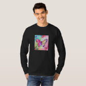 Valentine's Day Love Heart Butterfly Girlfriend Fi T-shirt (Voorkant volledig)