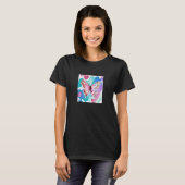 Valentine's Day Love Heart Butterfly Girlfriend Fi T-shirt (Voorkant volledig)