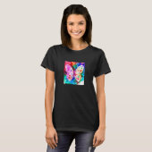 Valentine's Day Love Heart Butterfly Girlfriend Fi T-shirt (Voorkant volledig)