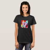 Valentine's Day Love Heart Butterfly Girlfriend Fi T-shirt (Voorkant volledig)