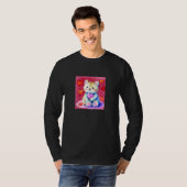 Valentine's Day Love Heart Cat Teddy Girlfriend Fi T-shirt (Voorkant volledig)