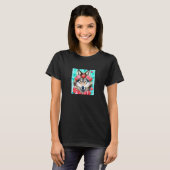 Valentine's Day Love Heart Cute Wolf Girlfriend Fi T-shirt (Voorkant volledig)