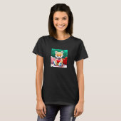 Valentine's Day Love Heart Fox Teddy Girlfriend Fi T-shirt (Voorkant volledig)