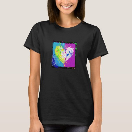Valentine's Day Love Heart Girlfriend Fiancée Wife T-shirt (Voorkant)