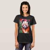 Valentine's Day Love Heart Red Panda Girlfriend Fi T-shirt (Voorkant volledig)