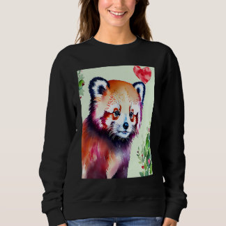 Valentine's Day Love Heart Red Panda Girlfriend Fi Trui