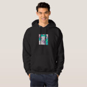 Valentine's Day Love Heart Sheep Girlfriend Fiancé Hoodie (Voorkant volledig)
