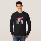 Valentine's Day Love Heart Sheep Girlfriend Fiancé T-shirt (Voorkant volledig)