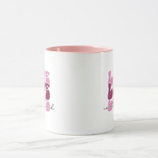 Valentine's Day "Love Love Love" Mok (Midden)