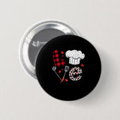 Valentines Day Love Lunch Lady Life School Cafeter Ronde Button 5,7 Cm (Voorkant /achterkant)