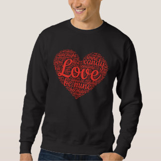 Valentine's Day Love Words Heart Cute Couple's Mat Trui