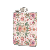 Valentine's Day, Lovely Pink Flowers Pattern Heupfles (Links)