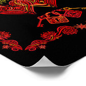 Valentines Day Matching Couple Heart Pajamas Men W Poster (Hoek)