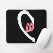 Valentines Day Matching Love Lo Heart Cute Couple  Muismat (Met muis)