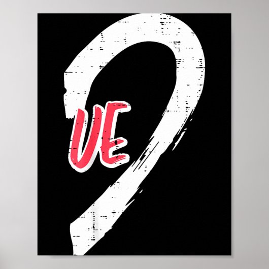 Valentines Day Matching Love Ve Heart Cute Couple  Poster (Voorkant)