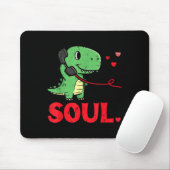 Valentines Day Matching Soulmates Soul Dino Trex C Muismat (Met muis)
