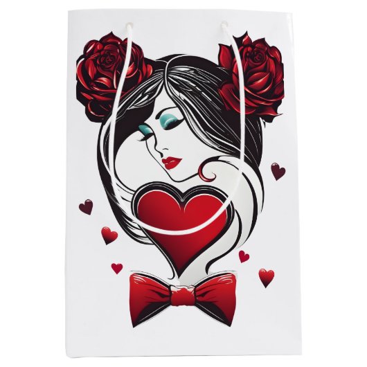 Valentine's Day Medium Cadeauzakje (Voorkant)