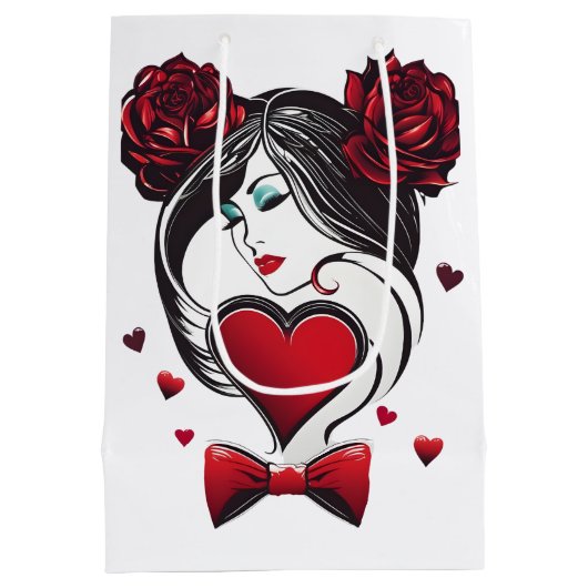 Valentine's Day Medium Cadeauzakje (Achterkant)