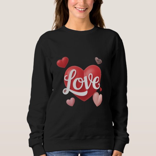 valentines day modern valentines romantic design  trui (Voorkant)
