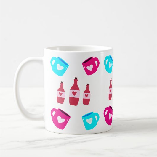 Valentine's Day Mugs and Bottles  Koffiemok (Links)