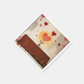 Valentines Day Napkins Servet (Hoek)