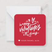 Valentine's Day Notitiekaartje (Voorkant)