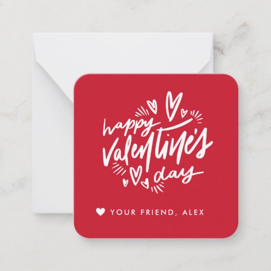 Valentine's Day Notitiekaartje (Voorkant)
