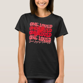 Valentines Day One Loved Speech Language Pathologi T-shirt