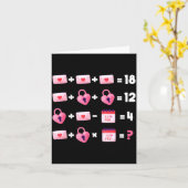 Valentines Day Order Of Operations Valentines Math Kaart (Gele Bloem)