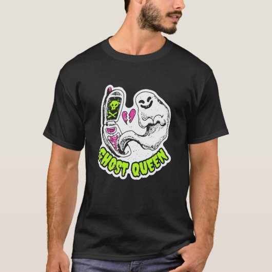 Valentine's Day Outfit Ghost Queen Anti Valentine' T-shirt (Voorkant)