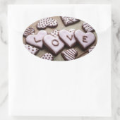 Valentine's Day Ovale Sticker (Tas)