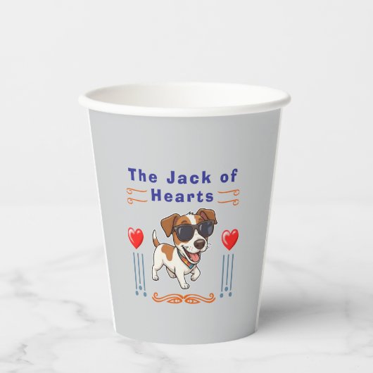 Valentine's day papieren bekers (Voorkant)