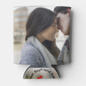 Valentine's Day Photo Can Cooler - Best Boyfriend (Voorkant)