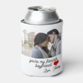 Valentine's Day Photo Can Cooler - Boyfriend Funny (Blikje Voorkant)