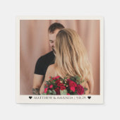  Valentine's Day Photo Couple Romantic Custom  Servet (Voorkant)